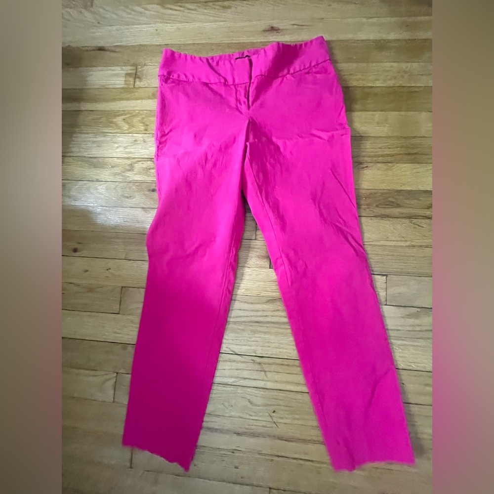 Women hot pink pants